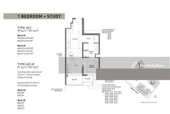 Condominium for Sale, The M Condo Condominium For Sale, $1,550,000, 1 Bed 1 Bath 527 sqft $2,941.00 psf, SGD 1,550,000 | 99-year Leasehold