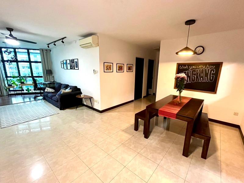 HDB Apartment for Sale, 157C Rivervale Crescent HDB Apartment For Sale, $620,000, 3 Bed 2 Bath 1,205 sqft $515.00 psf, SGD 620,000 | 99-year Leasehold