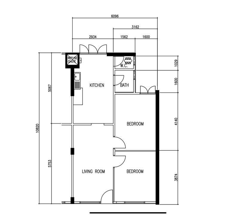 HDB Apartment for Sale, 31 Telok Blangah Rise HDB Apartment For Sale, $460,000, 2 Bed 1 Bath 635 sqft $724.00 psf, SGD 460,000 | 99-year Leasehold