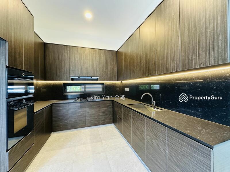 Bungalow for Sale, Brand New & Luxury Bungalow with Lift & pool, quality finishes, Fair face concrete featured wall, SGD 15,500,000 | 999-year lease