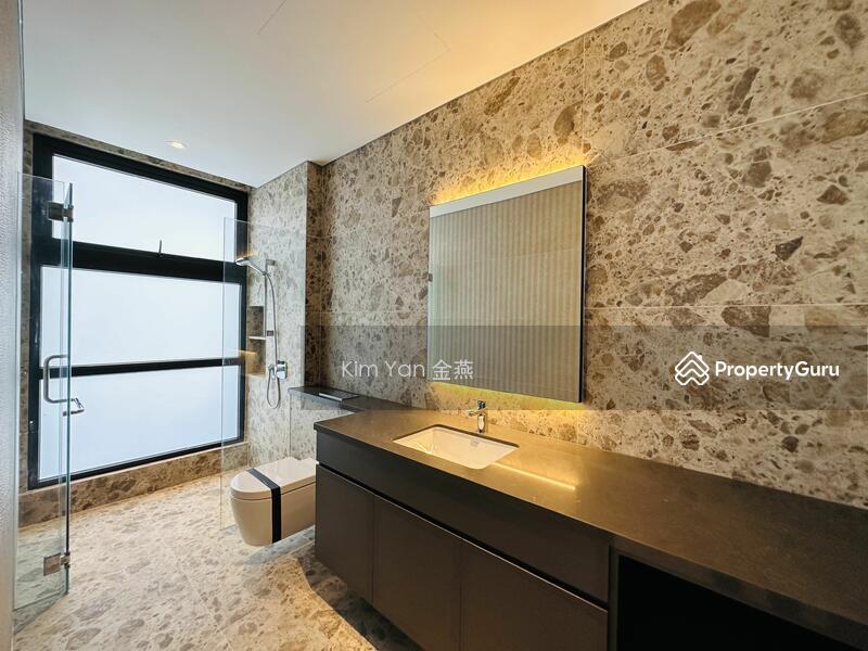 Bungalow for Sale, Brand New & Luxury Bungalow with Lift & pool, quality finishes, Fair face concrete featured wall, SGD 15,500,000 | 999-year lease