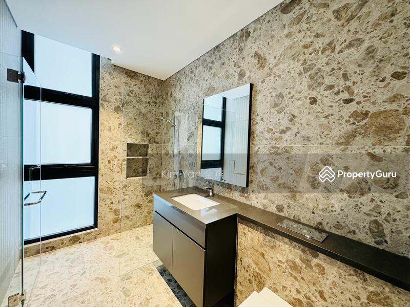 Bungalow for Sale, Brand New & Luxury Bungalow with Lift & pool, quality finishes, Fair face concrete featured wall, SGD 15,500,000 | 999-year lease