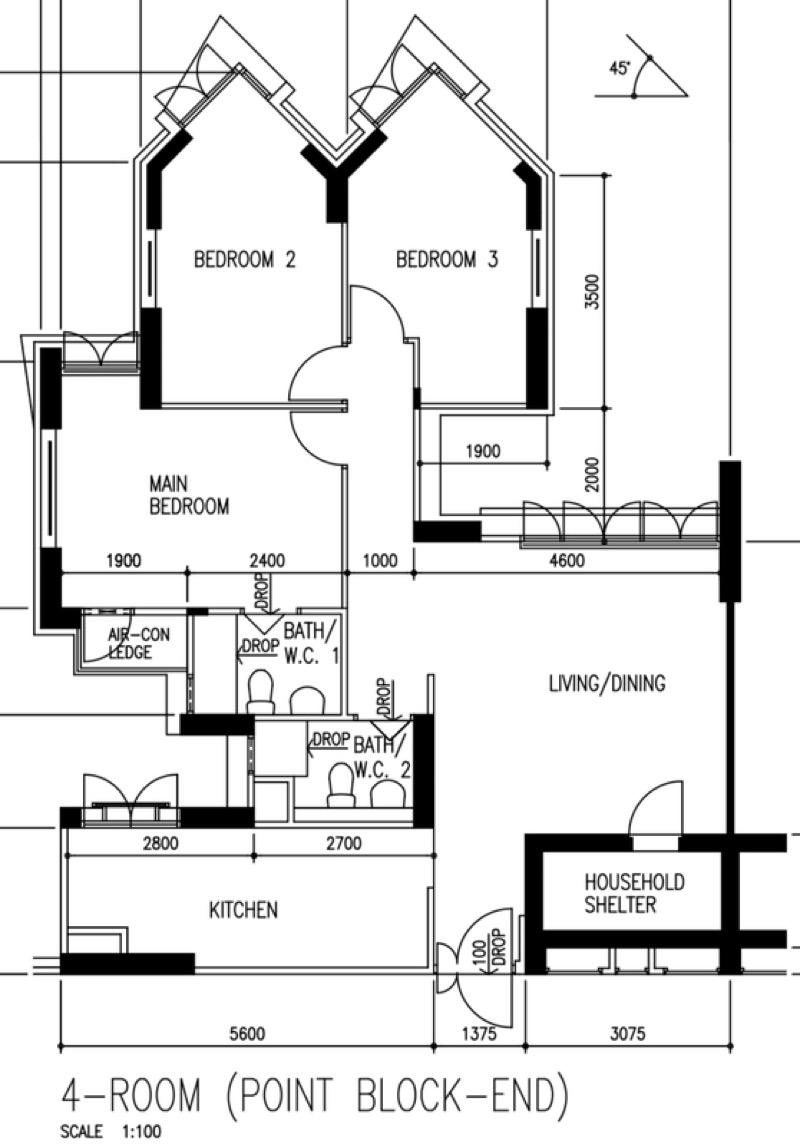 HDB Apartment for Sale, 391 Bukit Batok West Avenue 5 HDB Apartment For Sale, $600,000, 3 Bed 2 Bath 990 sqft $606.00 psf, SGD 600,000 | 99-year Leasehold