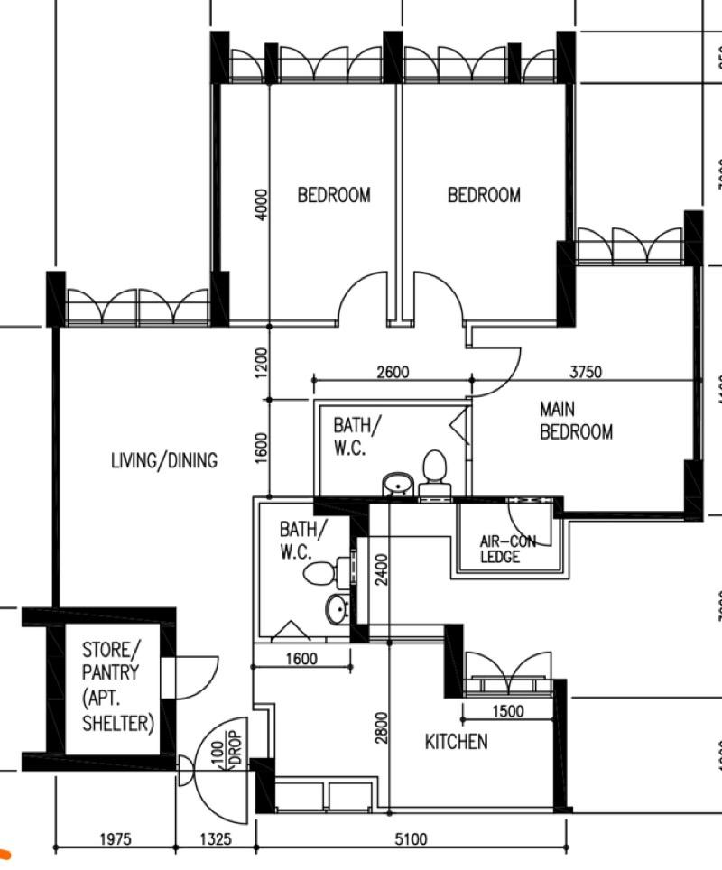HDB Apartment for Sale, 575 Woodlands Glen HDB Apartment For Sale, $520,000, 3 Bed 2 Bath 925 sqft $562.00 psf, SGD 520,000 | 99-year Leasehold