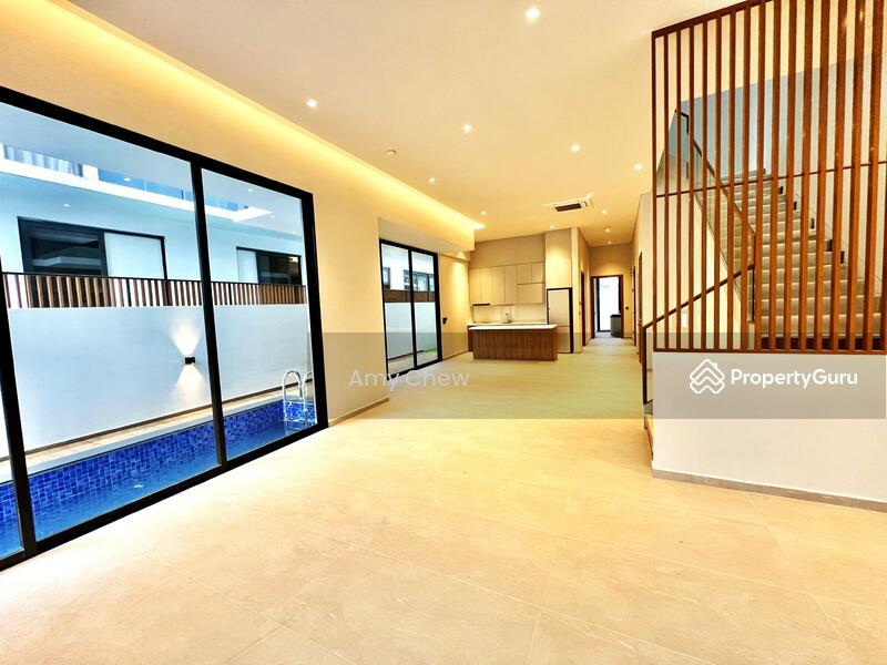 Semi-Detached for Sale, TOP obtained ! Brand New Freehold Semi-D with Attic and Pool, SGD 8,680,000 | Freehold