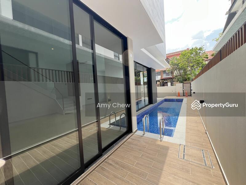 Semi-Detached for Sale, TOP obtained ! Brand New Freehold Semi-D with Attic and Pool, SGD 8,680,000 | Freehold