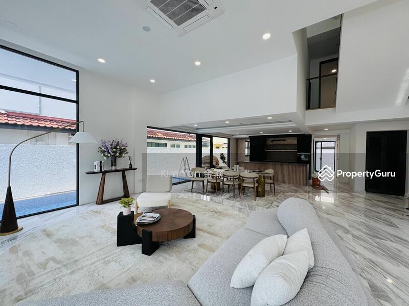 Semi-Detached for Sale, Brand New/Luxury, 4Levels with Pool&Lift, spacious Living&dining hall with marble floor&high ceiling, SGD 9,680,000 | Freehold