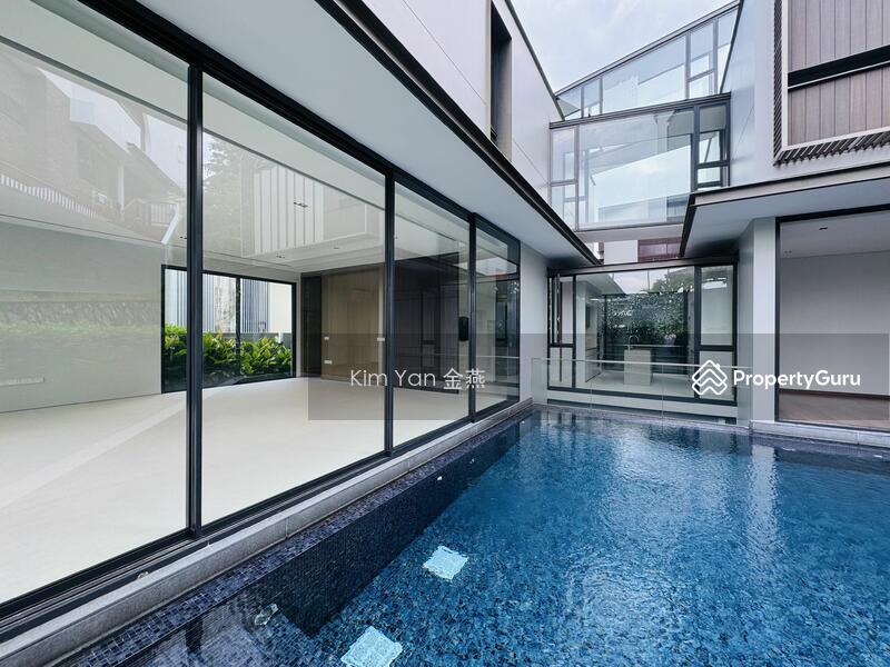 Prop-GPT: Bungalow: D10  Freehold & Brand New Bungalow with Lift & Pool, Basement with nature lights & entertainment hall