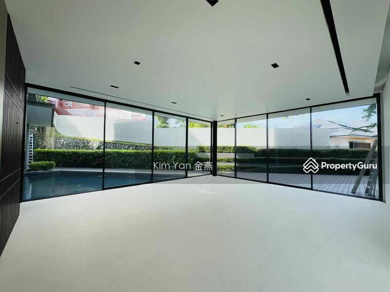 Bungalow for Sale, Freehold & Brand New Bungalow with Lift & Pool, Basement with nature lights & entertainment hall, SGD 22,000,000 | Freehold