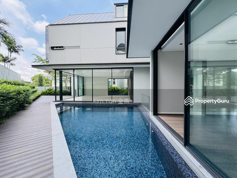 Bungalow for Sale, Freehold & Brand New Bungalow with Lift & Pool, Basement with nature lights & entertainment hall, SGD 22,000,000 | Freehold