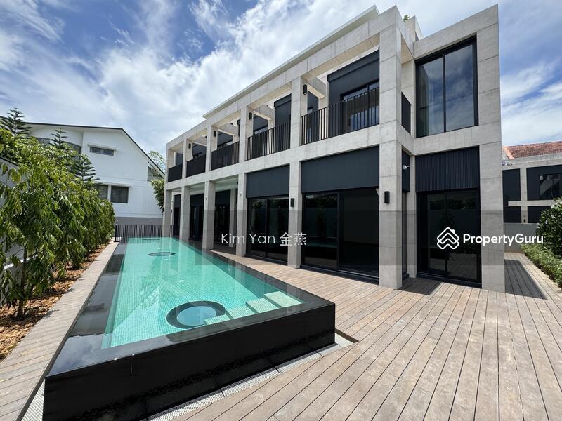 Prop-GPT: Bungalow: D11  brand new and freehold bungalow with Lift & Pool, Ample parking at basement, huge for 3 generations