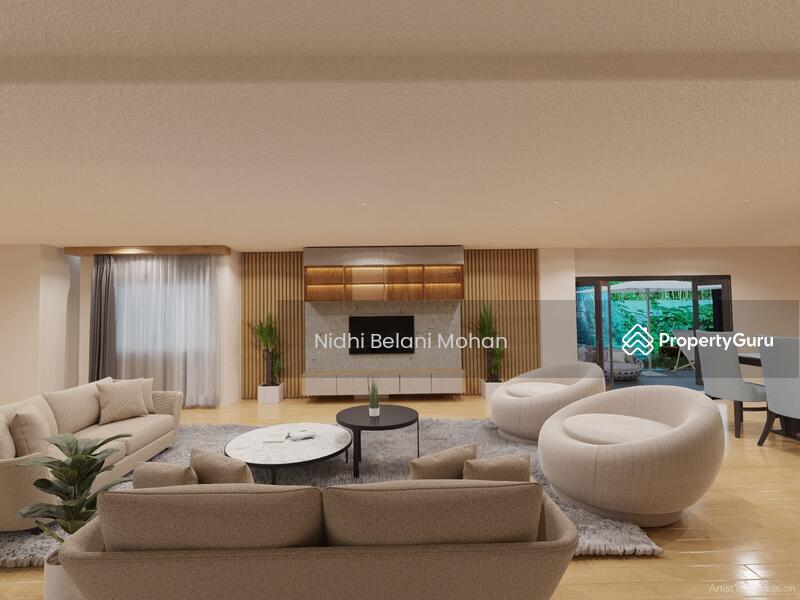 Prop-GPT: Corner Terrace: D05  Pasir Panjang Hill Corner Terrace w/ Detached Land Size at $12xx psf