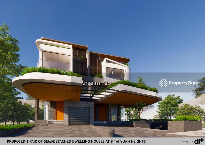 Semi-Detached for Sale, Brand New 2.5+Basement Storey Semi-D @ Tai Yuan Garden, SGD 9,800,000 | Freehold