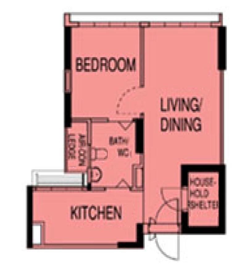 HDB Apartment for Sale, 418A Fernvale Link HDB Apartment For Sale, $418,000, 1 Bed 1 Bath 505 sqft $828.00 psf, SGD 418,000 | 99-year Leasehold