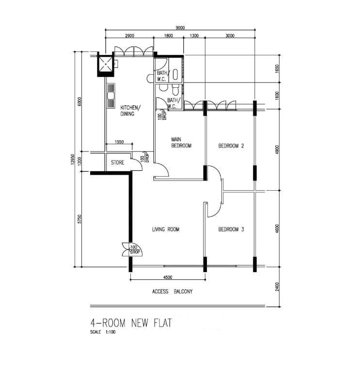 HDB Apartment for Sale: Ang Mo Kio, D20, 560546