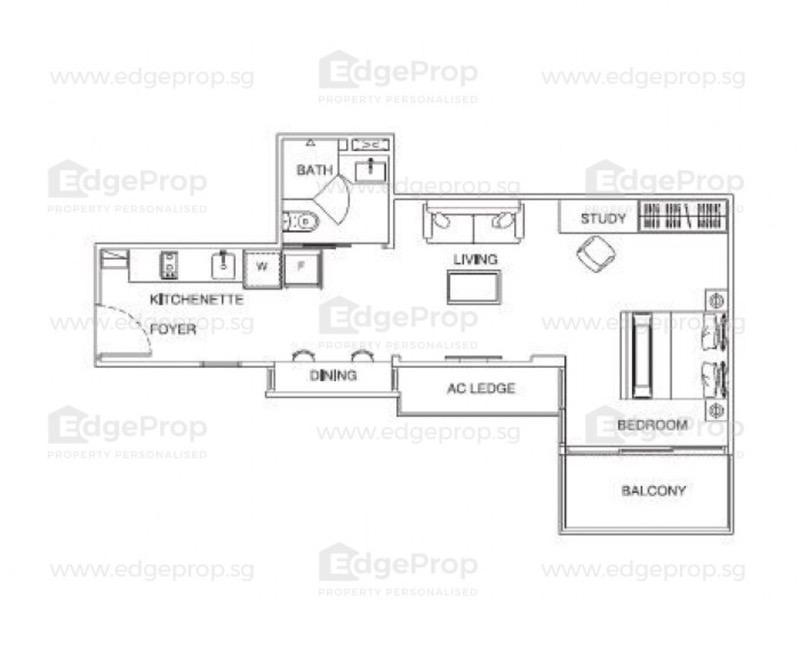 Condominium for Sale, The Cristallo Condominium For Sale, $899,0001 Bath 517 sqft $1,739.00 psf, SGD 899,000 | Freehold