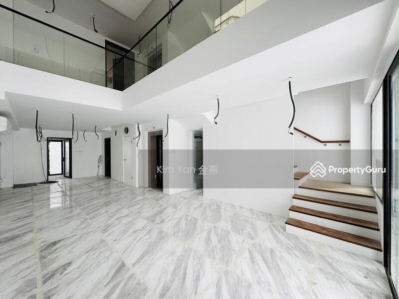 Prop-GPT: Terrace: D20  Brand new & freehold terrace, 4 levels with Lift, 5 bedrooms ensuite, Furnished wet and dry kitchen