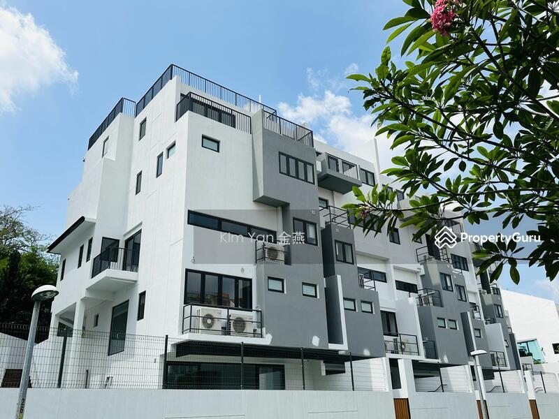 Corner Terrace for Sale, Brand New & Luxury, 6 levels with Lift, basement with natural light/ventilation and swimming pool, SGD 6,500,000 | Freehold