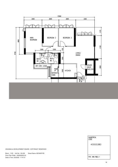 HDB Apartment for Sale, 113D McNair Towers HDB Apartment For Sale, $1,083,000, 3 Bed 2 Bath 1,001 sqft $1,082.00 psf, SGD 1,083,000 | 99-year Leasehold