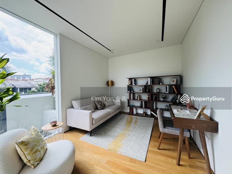 Bungalow for Sale, Brand new bungalow with lift and swimming pool, wide frontage to park 4 cars inside, luxury finishes, SGD 16,990,000 | Freehold