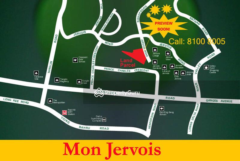 Condominium for Sale, Mon Jervois, SGD 3,088,000 | 99-year lease