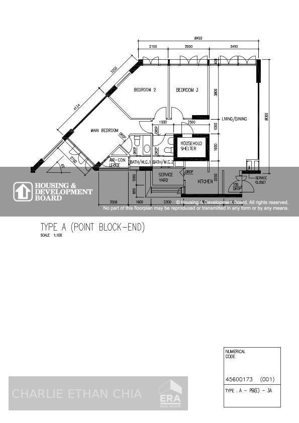 HDB - 3 room for Sale, Punggol Drive 635A Punggol Drive, SGD 620,000 | Leasehold