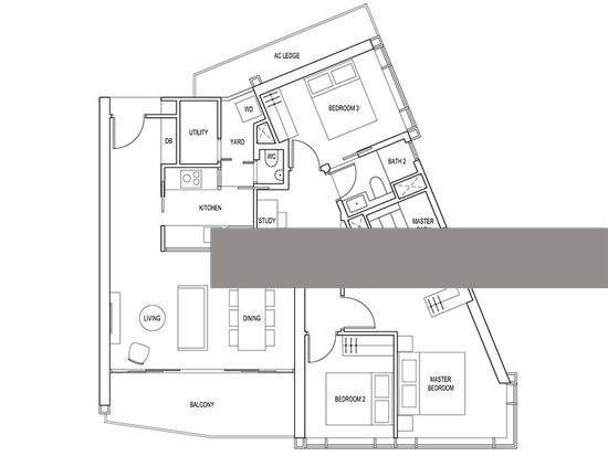 Condominium for Sale, Artra Condominium For Sale, $2,999,000, 3 Bed 2 Bath 1,227 sqft $2,444.00 psf, SGD 2,999,000 | 99-year Leasehold