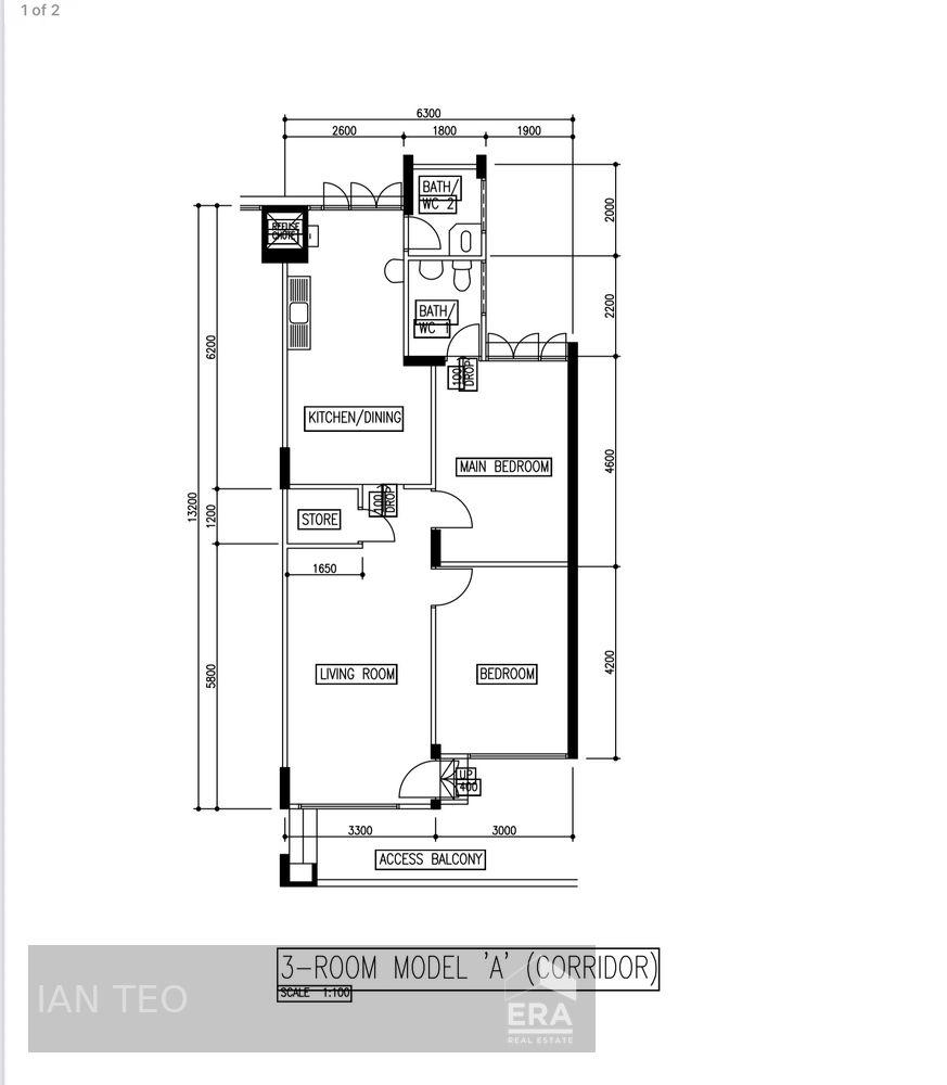 HDB - 3 room for Sale, Jurong West Street 52 511 Jurong West Street 52, SGD 495,000 | Leasehold