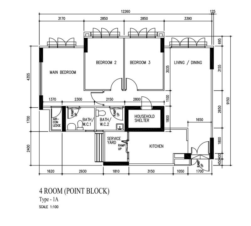 HDB Apartment for Sale: Yishun, D27, 761430