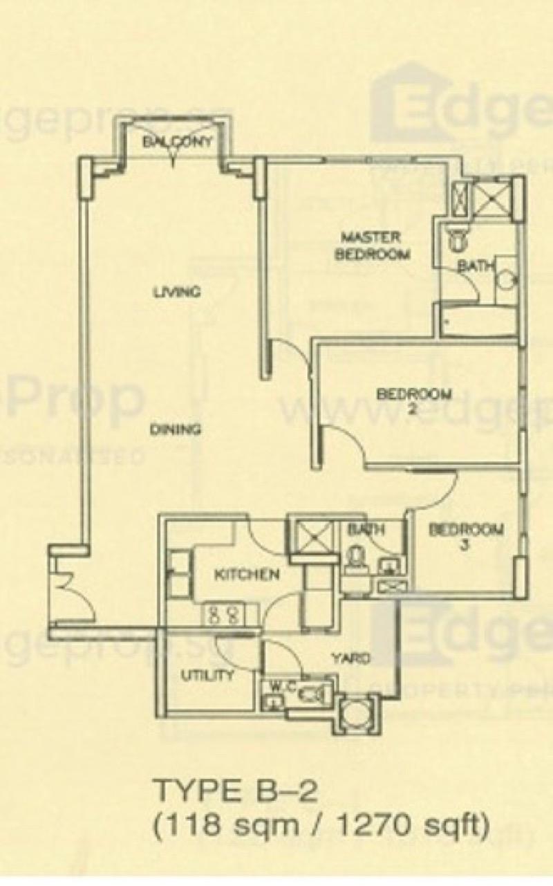 Condominium for Sale, CAVENDISH PARK Condominium For Sale, $2,230,000, 3 Bed 3 Bath 1,270 sqft $1,756.00 psf, SGD 2,230,000 | 99-year Leasehold