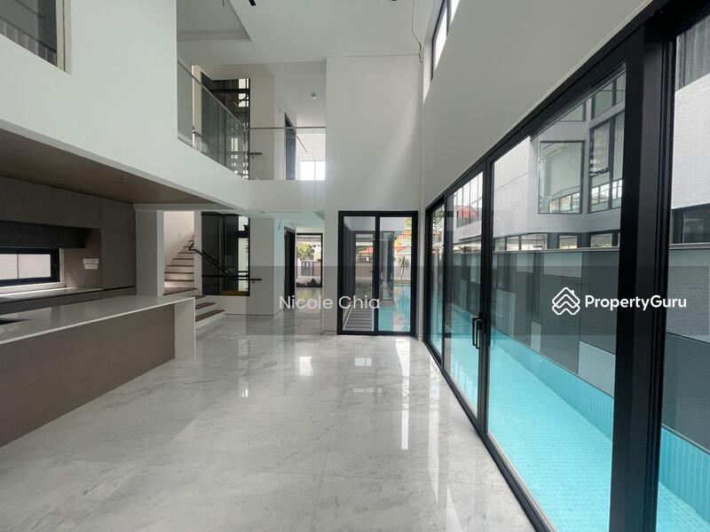 Detached for Sale, Just TOP Kovan brand new bungalow with lift and pool park up to 4 cars, SGD 11,200,000 | Freehold