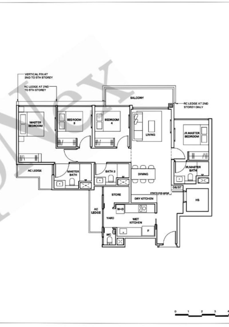 Condominium for Sale, The Watergardens at Canberra Condominium For Sale, $2,349,997, 4 Bed 3 Bath 1,302 sqft $1,805.00 psf, SGD 2,349,997 | 99-year Leasehold