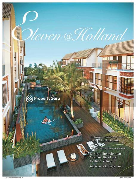 Condominium - Cluster House for Sale, Eleven @ Holland, SGD 3,888,888 | 99-year lease