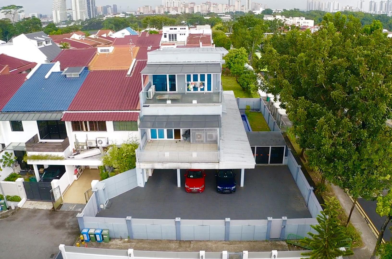 Corner Terrace for Sale, 8 Parking Lots! Huge Corner Terrace near Lorong Chuan MRT, SGD 6,800,000 | Freehold