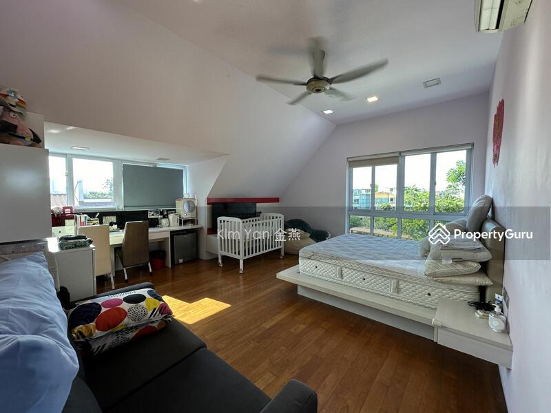 Corner Terrace for Sale, Freehold Corner Terrace, 6 Bedrooms ensuite with wardrobes, swimming pool, park 6 cars inside, SGD 6,800,000 | Freehold