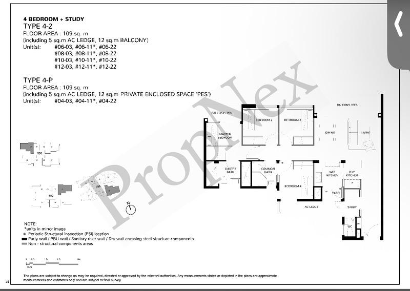 Condominium for Sale, The Wisteria Condominium For Sale, $1,720,000, 4 Bed 3 Bath 1,173 sqft $1,466.00 psf, SGD 1,720,000 | 99-year Leasehold