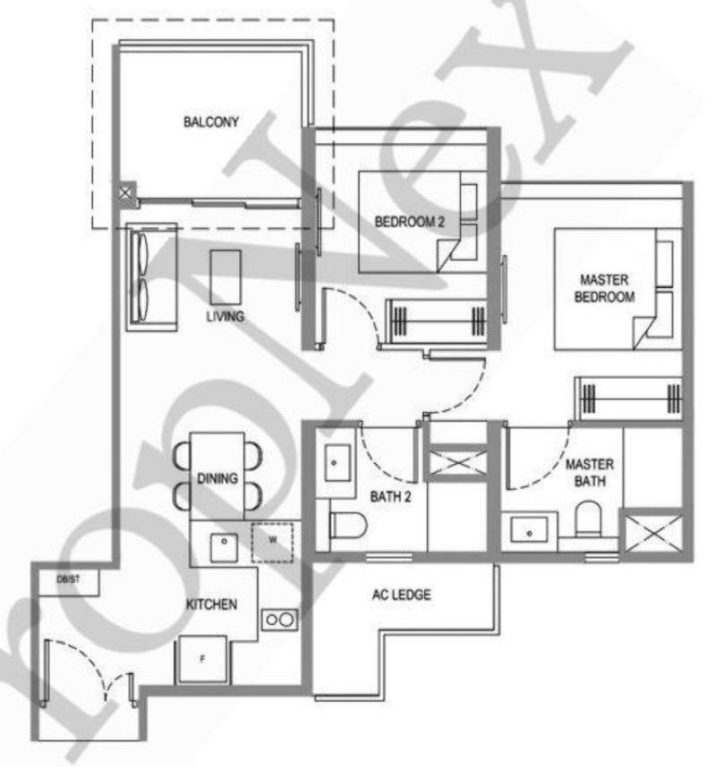 Condominium for Sale: D21, 599458