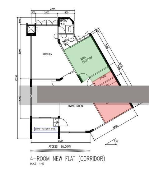HDB Apartment for Sale, 257 Jurong East Street 24 HDB Apartment For Sale, $520,000, 3 Bed 2 Bath 1,117 sqft $466.00 psf, SGD 520,000 | 99-year Leasehold