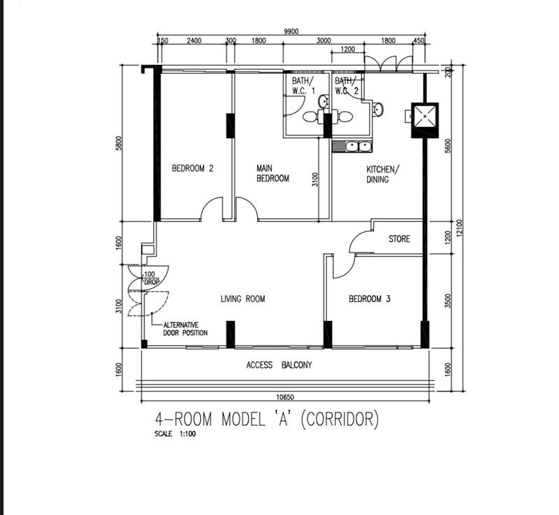 HDB Apartment for Sale, 946 Jurong West Street 91 HDB Apartment For Sale, $530,000, 3 Bed 2 Bath 1,108 sqft $478.00 psf, SGD 530,000 | 99-year Leasehold