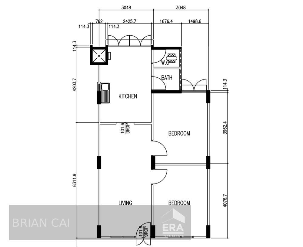 HDB - 2 room for Sale, Bedok North Street 3 502 Bedok North Street 3, SGD 380,000 | Leasehold