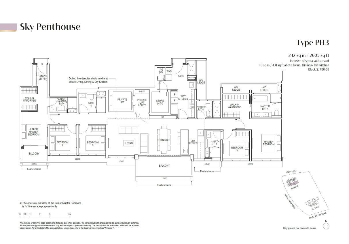 Condominium for Sale, Irwell Hill Residences Condominium For Sale, $11,080,000, 5 Bed 6 Bath 2,605 sqft $4,253.00 psf, SGD 11,080,000 | 99-year Leasehold