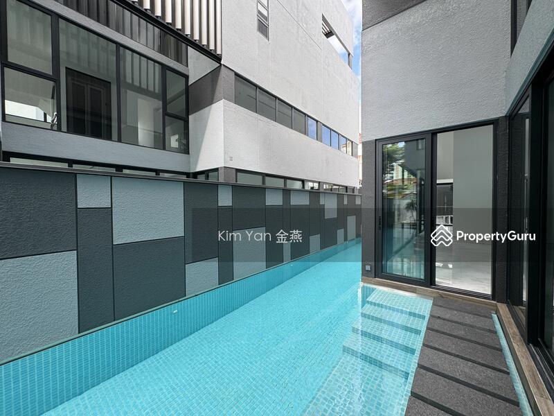 Bungalow for Sale, Brand New/Luxury Bungalow with Lift&Pool, Living&Dining Hall marble floor&high ceiling, park 4 cars, SGD 11,100,000 | Freehold