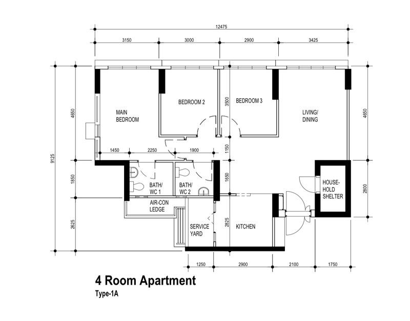 316D Punggol Way HDB Apartment For Sale, $820,000, 3 Bed 2 Bath 1,216 sqft $674.00 psf