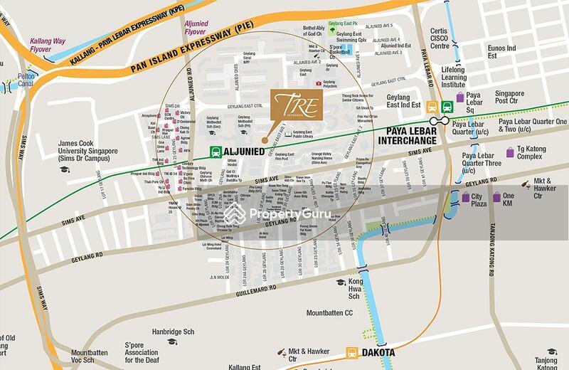 Condominium for Sale, Tre Residences, SGD 1,460,000 | 99-year lease