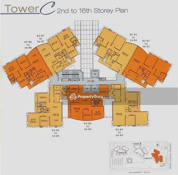 Condominium for Sale, Tanglin View, SGD 2,250,000 | 99-year lease