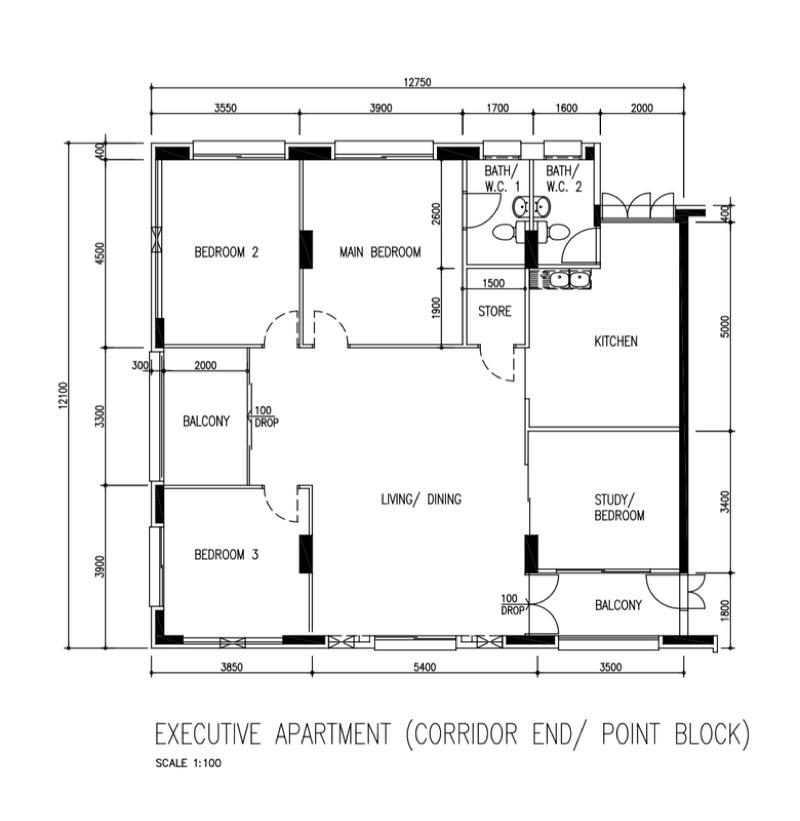 238 Pasir Ris Street 21 HDB Apartment For Sale, $939,899, 4 Bed 2 Bath 1,582 sqft $594.00 psf