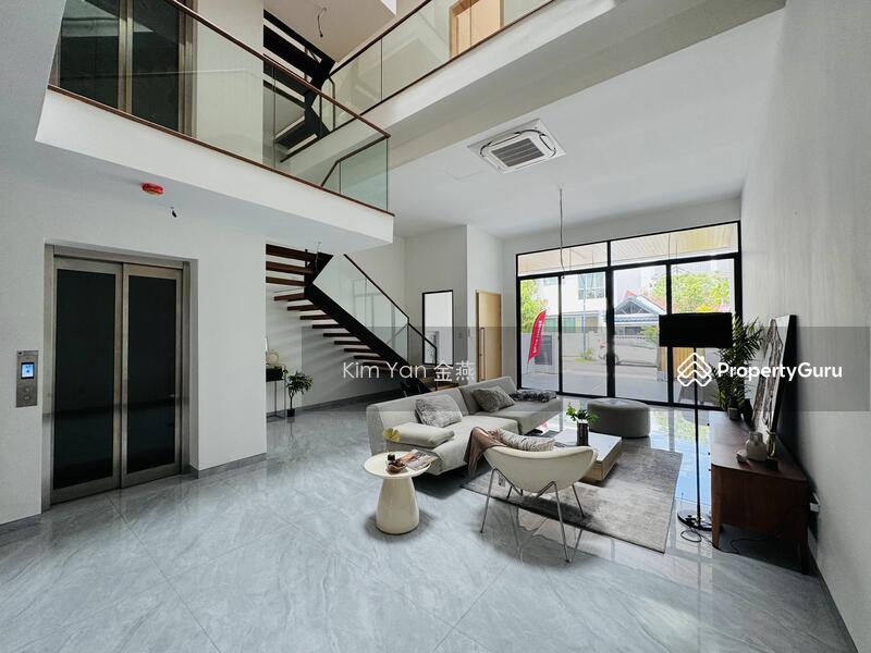Prop-GPT: Terrace: D19  Brand New with Lift, 5 bedrooms all ensuite, wide frontage to park 2 cars inside