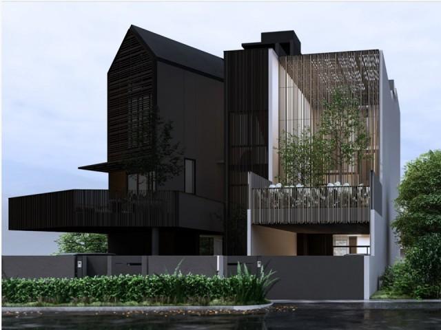 Prop-GPT: Terrace: D16  THE LUXE - BRAND NEW 3.5 STOREYS TERRACE AT EAST VIEW GARDEN ESTATE  MINS WALK TO MRT 