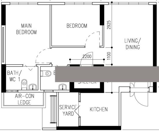 HDB Apartment for Sale, 118A Alkaff Crescent HDB Apartment For Sale, $838,000, 2 Bed 2 Bath 732 sqft $1,145.00 psf, SGD 838,000 | 99-year Leasehold