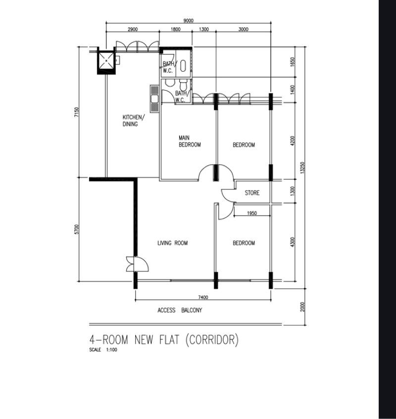 HDB Apartment for Sale, 421 Bedok North Road HDB Apartment For Sale, $620,000, 3 Bed 2 Bath 990 sqft $626.00 psf, SGD 620,000 | 99-year Leasehold